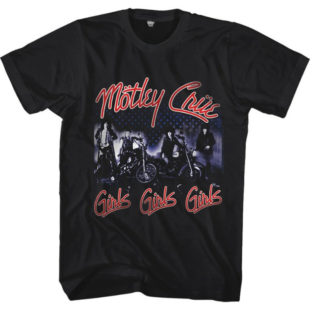 Girls Girls Girls Motley Crue Retro Rock Fan Unisex Tee T-Shirt